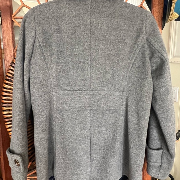 Lands' End Women's Sz6P Classic Gray Peacoat - Picture 7 of 9